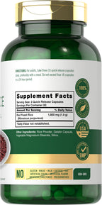 Carlyle Red Yeast Rice Supplement 1800 mg - 250 Capsules - image 2