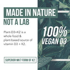 Triquetra Health Organic Plant D3 + K2 (5000 iu D3) - All-Trans MK7