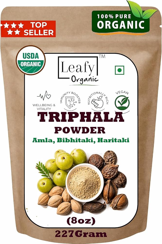 Leafy Organic Triphala Powder - 16 oz