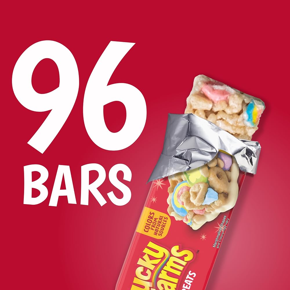 Lucky Charms King Size Treat Bars, 96 Ct, 10.2 lb Case - image 3