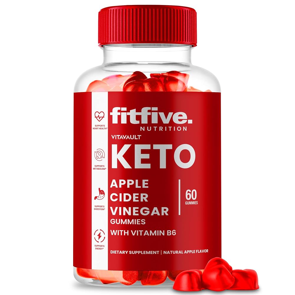 Vitavault Fitfive Keto ACV Gummies 1000mg - 60 Gummies