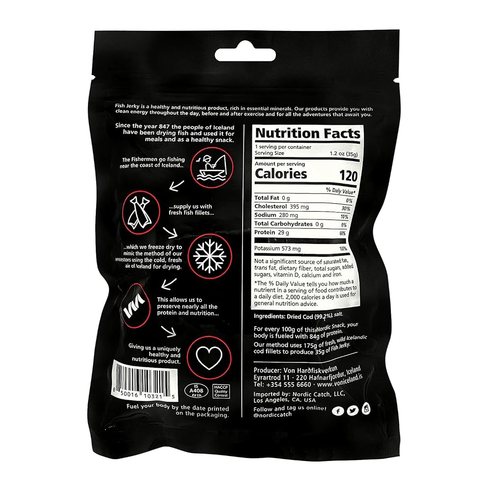 Nordic Catch Freeze Dried Cod Fish Bites - 35g - image 2