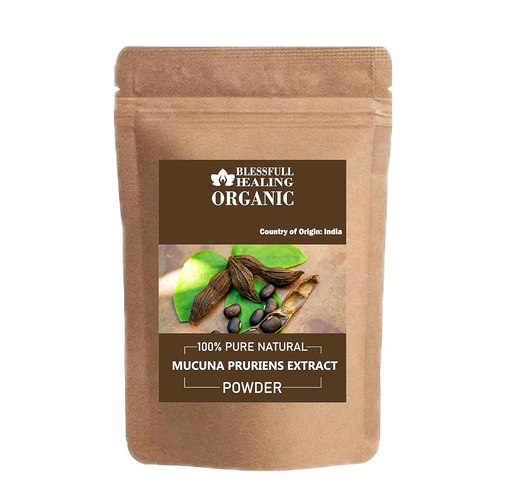 Blessfull Healing Organic Mucuna Pruriens Extract Powder - 300g