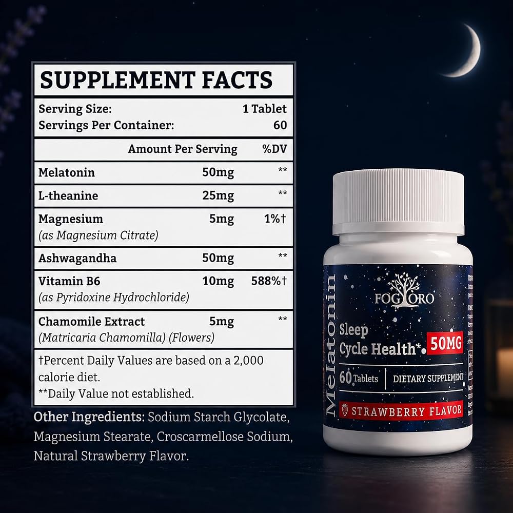 Fogoro Powerful Melatonin -Fall Asleep Faster