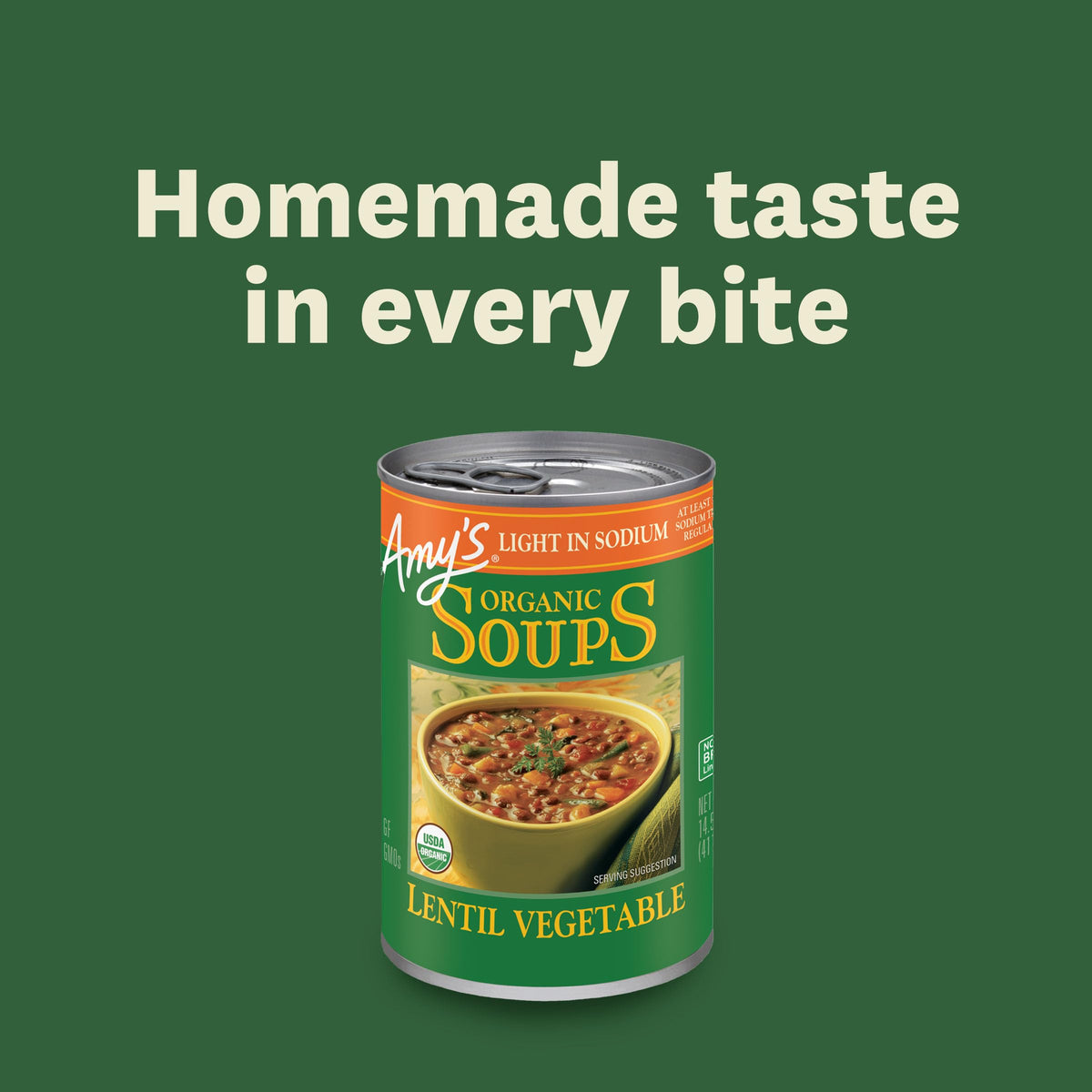 Amy's Organic Light in Sodium Lentil Vegetable Soup - 12 Pack - image 6