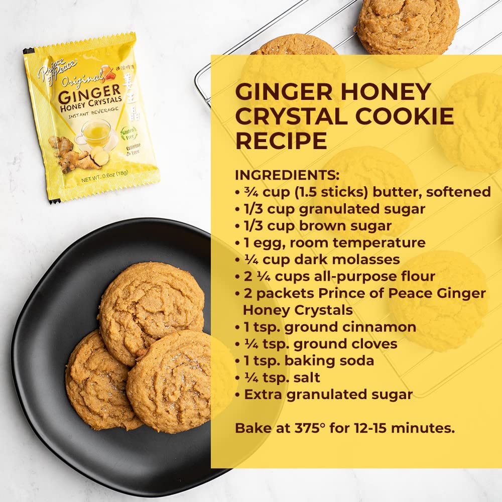 Prince of Peace Instant American Ginseng Ginger Honey Crystals