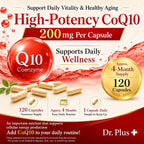 Dr.Plus Formula High Absorption CoQ10 200mg - 120 Capsules - image 2