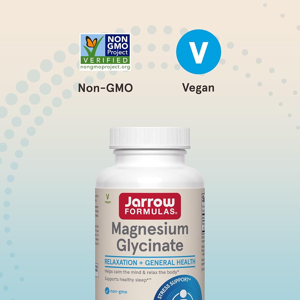Jarrow Magnesium Glycinate for Sleep Support - 90 Capsules - image 4