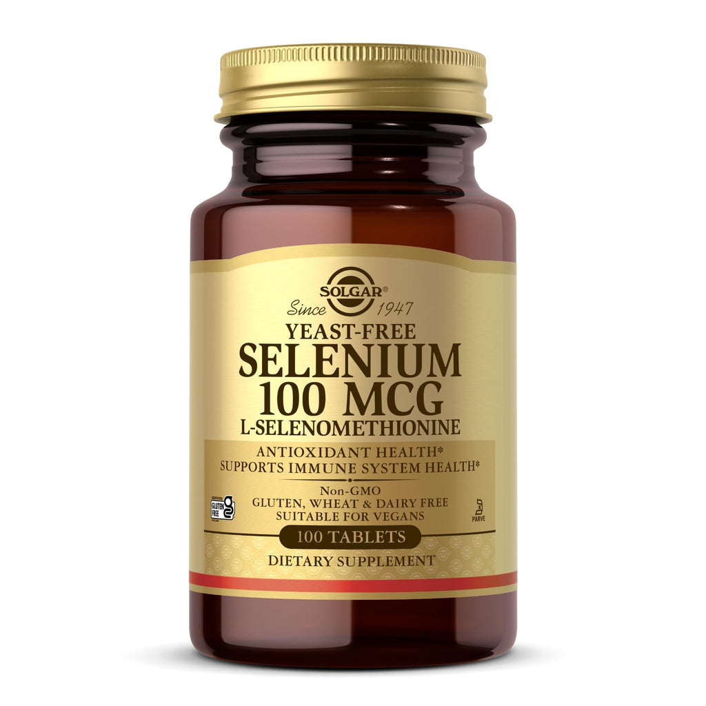 Solgar Selenium 100 mcg Yeast-Free - 100 Tablets