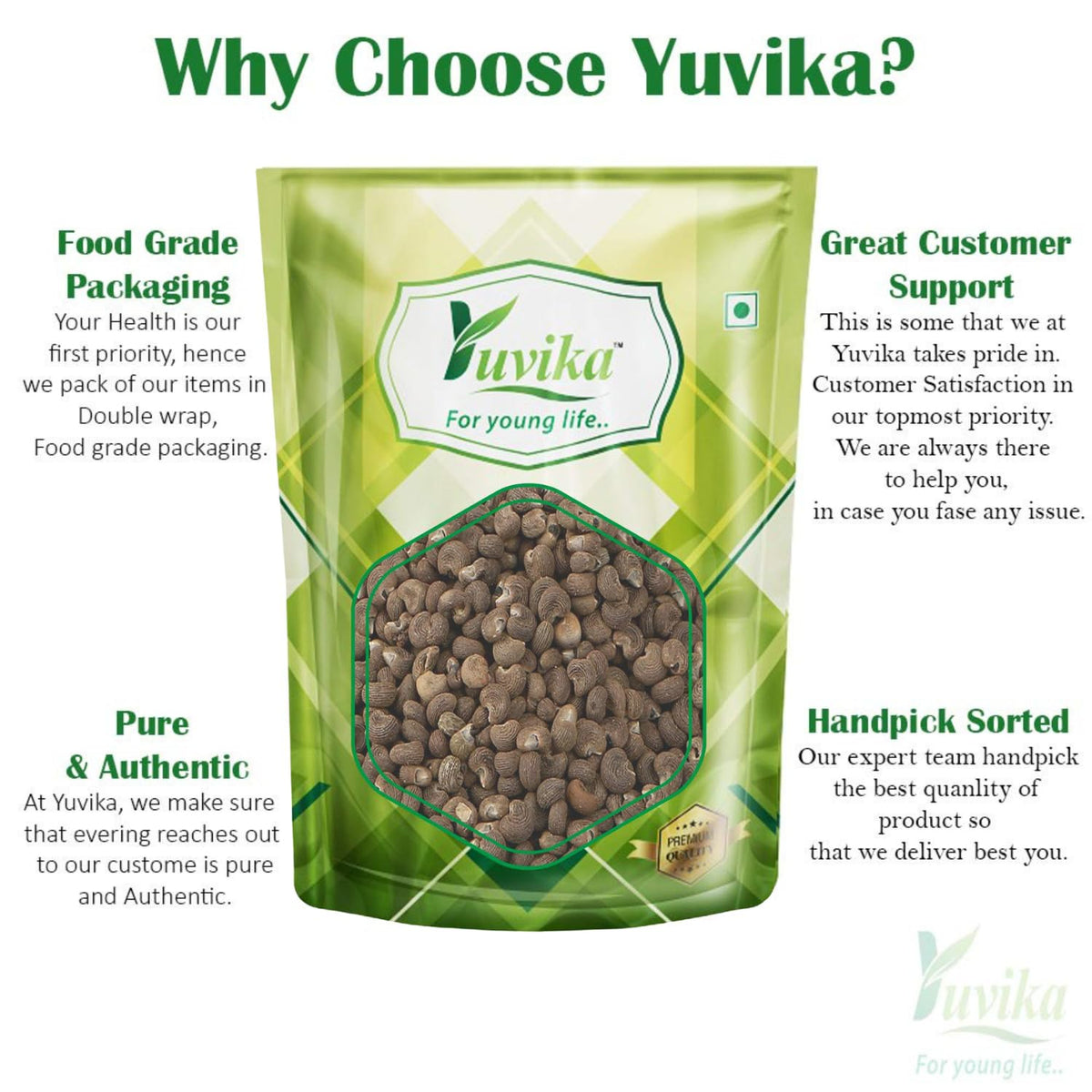 Yuvika Mushk Dana Ambrette Seeds - 400 Grams - image 3