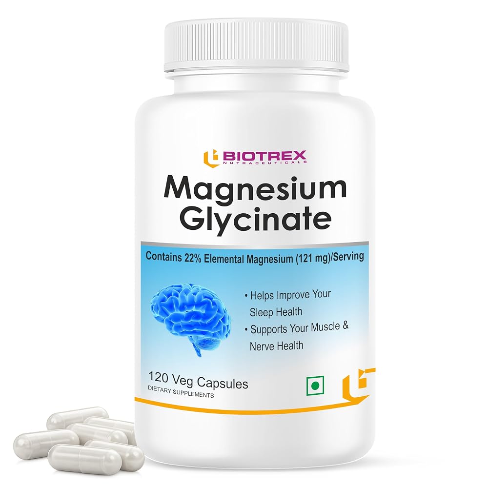 BIOTREX NUTRACEUTICALS Magnesium Glycinate - 120 Capsules