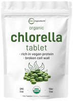Micro Ingredients Organic Chlorella Tablets 500mg - 720 Tablets