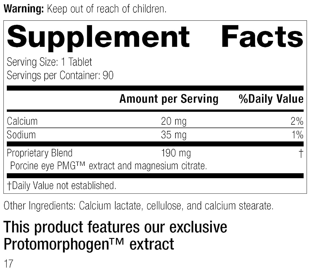 HU HomeUNIT Oculotrophin PMG Eye Health Support - 90 Tablets - image 3