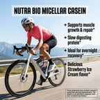 NutraBio Casein Protein Powder Strawberry Ice Cream - 2lb - image 6