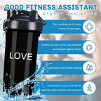 APZNBYR Custom Shaker Bottles 18 OZ Plastic