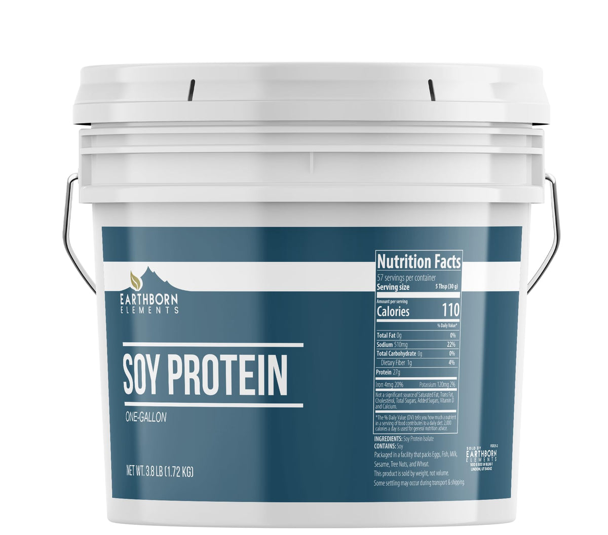 Earthborn Elements Soy Protein Powder - 60.8 Ounces