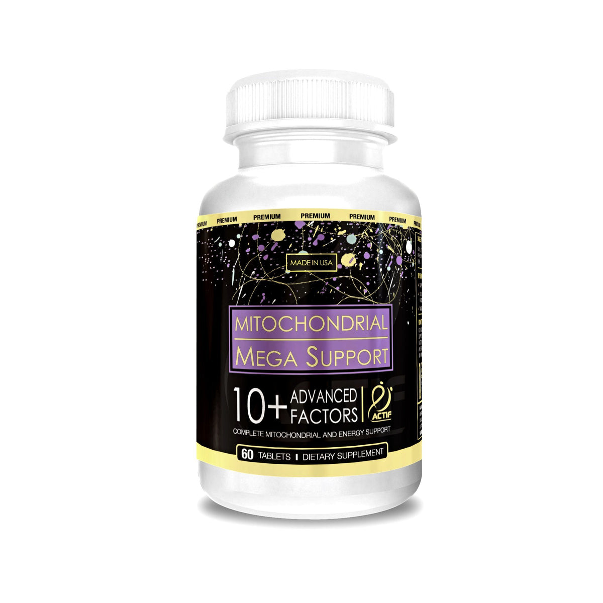 ACTIF Mitochondrial Mega Support with CoQ10 - 60 Tablets - image 4