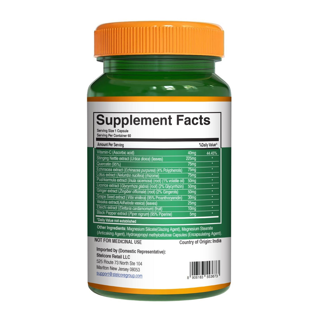 Pure Nutrition Lung Health Supplement Herbal Support - 60 Capsules - image 8
