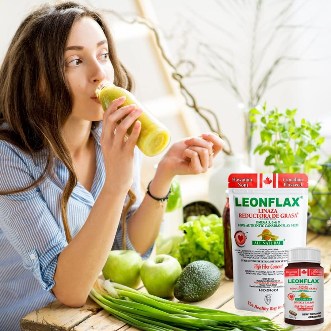 Leonflax 100% Canadian Flax Seed Digestive Health - 60 Capsules - image 5