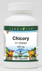 Terravita Chicory 4:1 Extract 450 mg - 100 Capsules