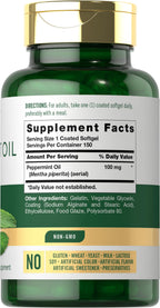 Carlyle Peppermint Oil Capsules - 150 Softgels - image 2