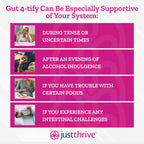 Just Thrive Gut 4-tify Gut Health Supplement - 90 Capsules - image 5