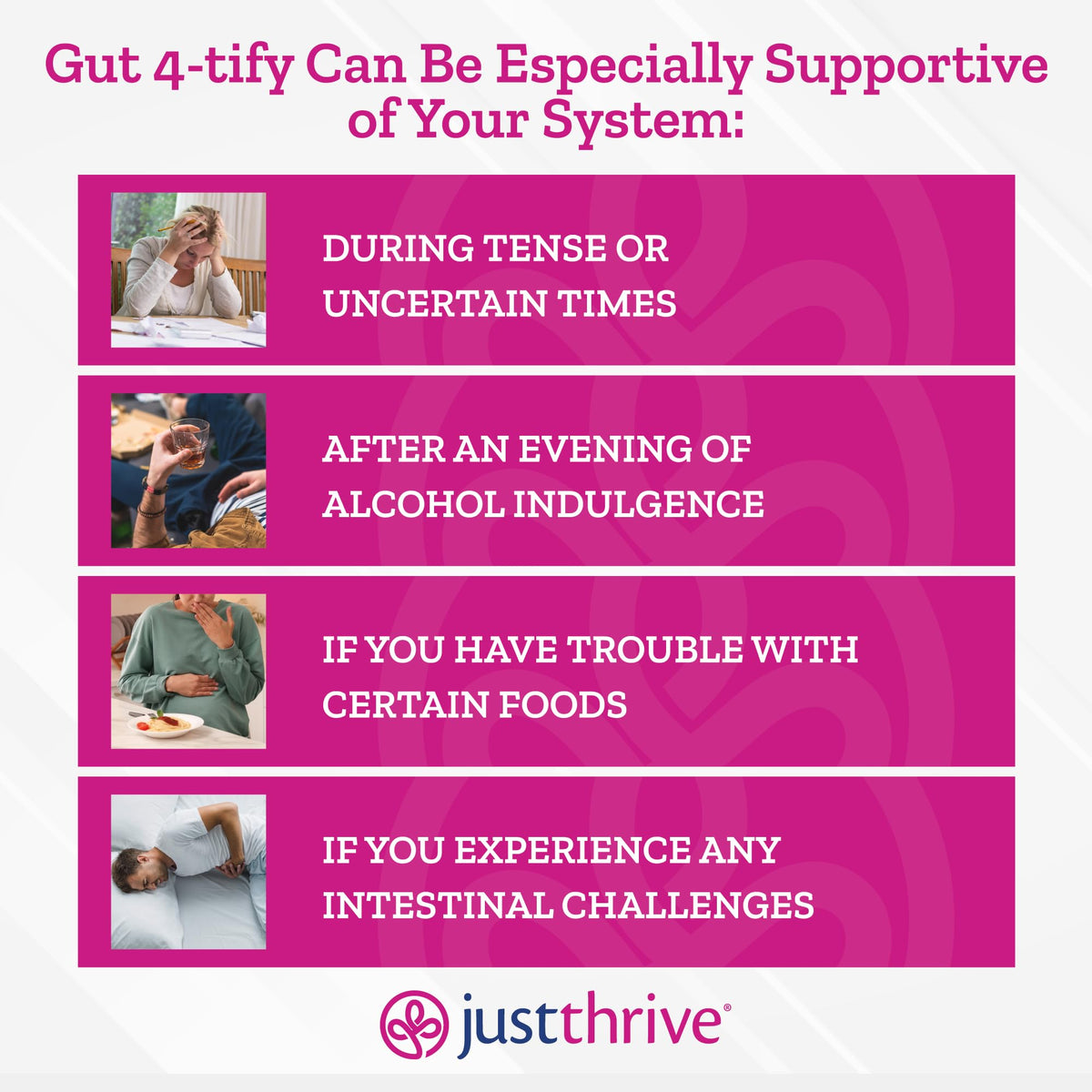 Just Thrive Gut 4-tify Gut Health Supplement - 90 Capsules - image 5