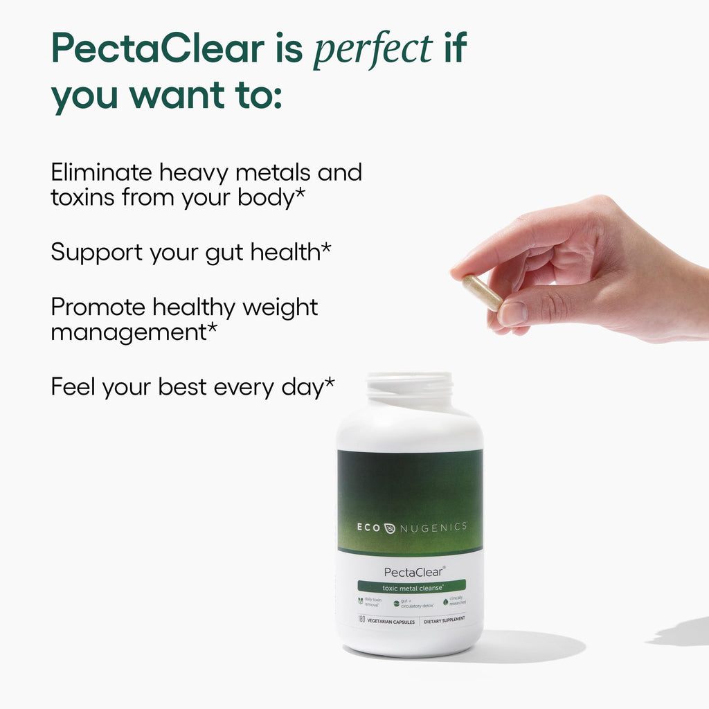 EcoNugenics PectaClear Detox Supplement - 60 Capsules - image 5
