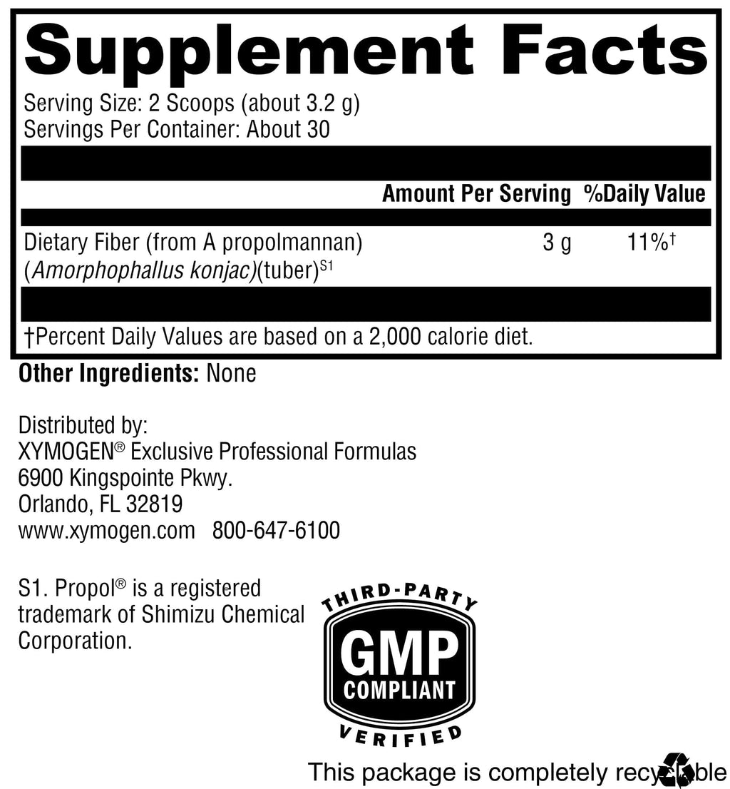 XYMOGEN OptiFiber Lean Soluble Fiber Powder - 3.39 oz - image 5
