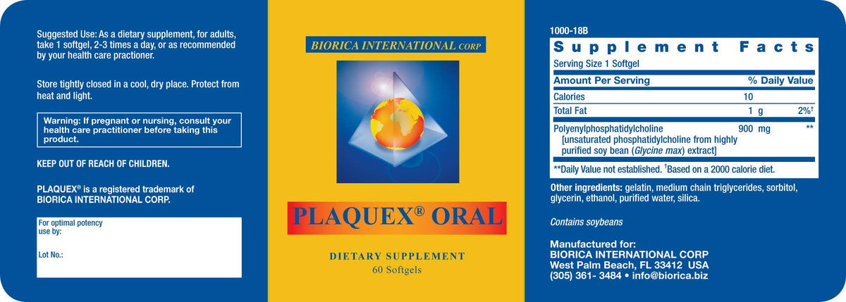 Plaquex Oral 900mg Essential Fatty Acids - 60 Softgels - image 2
