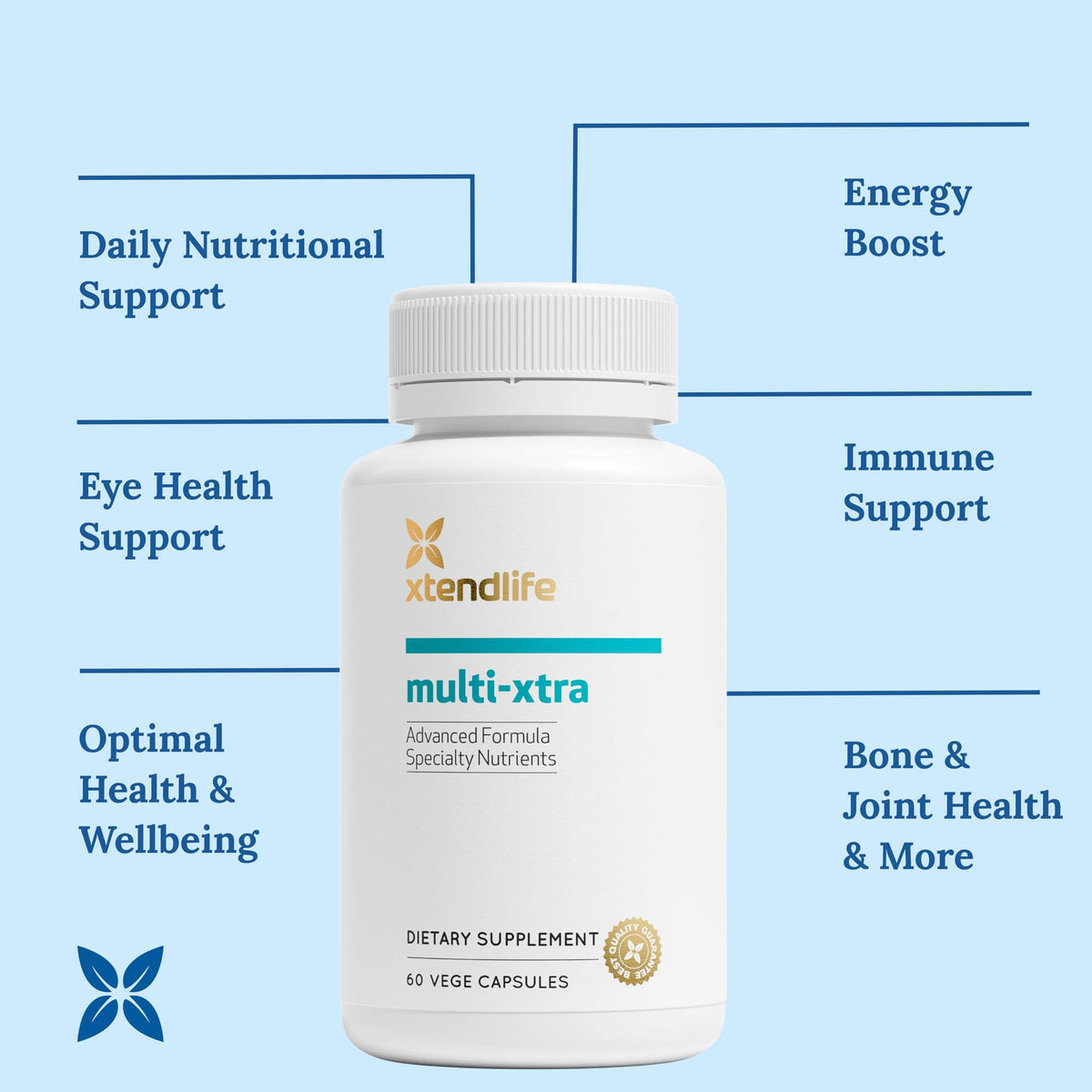 Xtendlife Multi-Xtra Daily Multivitamin - 60 Capsules - image 5