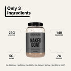 NAKED Goat Chocolate Protein Powder - 25 Servings - image 3