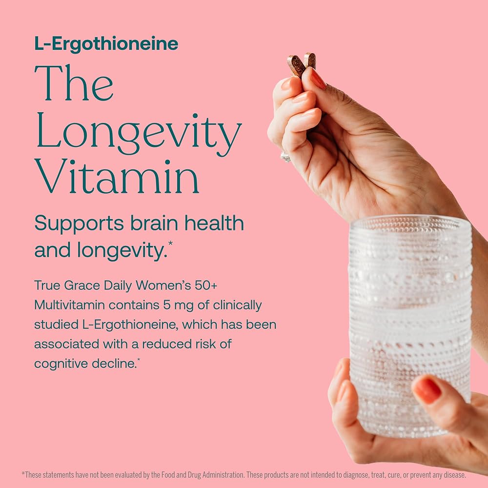 True Grace Daily Women’s Multivitamin 50+ - 60 Easy-to-Swallow