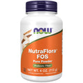 NOW NutraFlora FOS Pure Prebiotic Fiber Powder - 4 oz