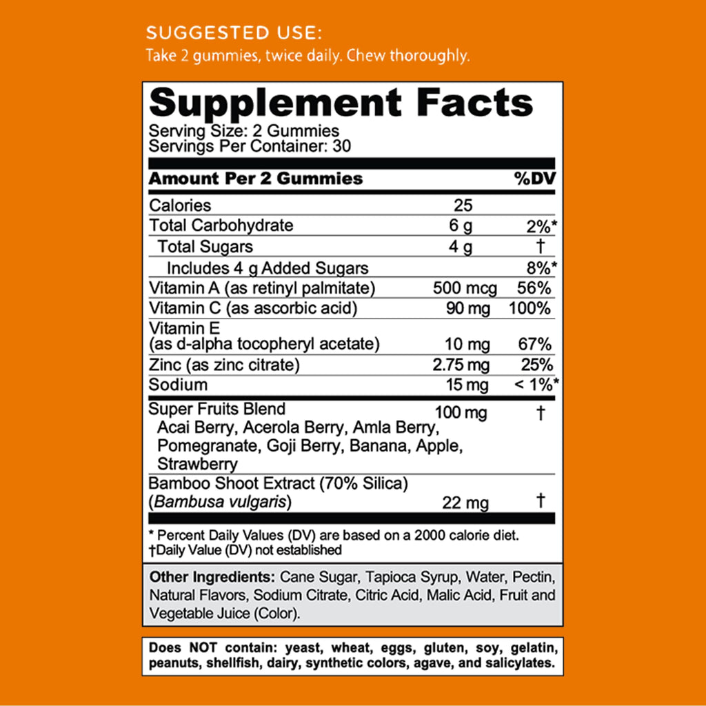 Goli Immune Vitamin Gummy - 60 Count - Elderberry