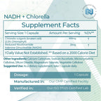 Nootropics Depot NADH + Chlorella Capsules