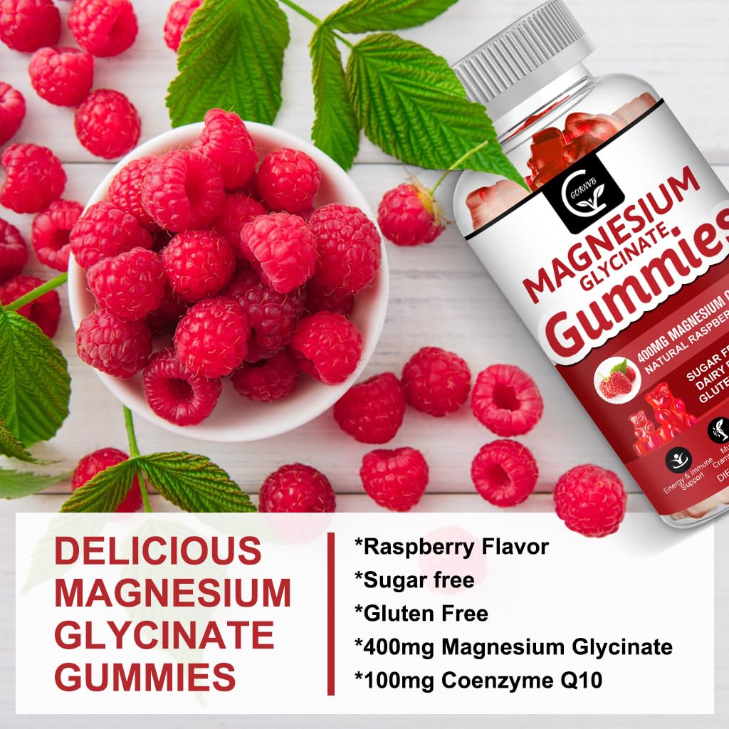 GORNVB Magnesium Glycinate Gummies 400mg