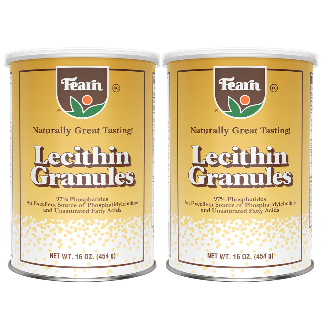 Fearn Soy Lecithin Granules Fat Emulsifier - 16 Oz (Pack of 2)