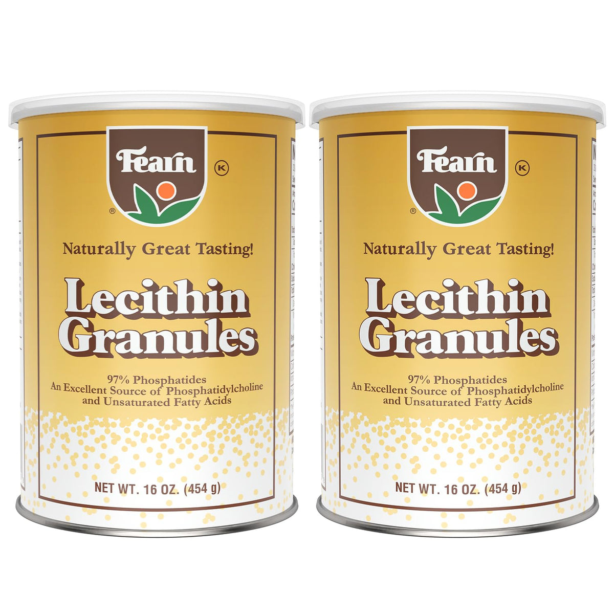 Fearn Soy Lecithin Granules Fat Emulsifier - 16 Oz (Pack of 2)