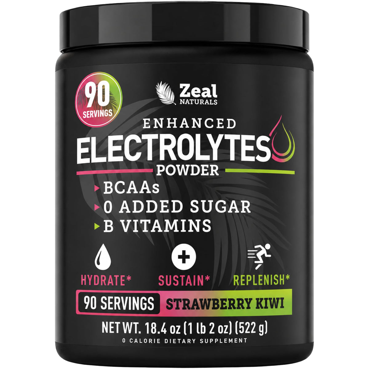 Zeal Naturals Electrolyte Powder - 90 Servings