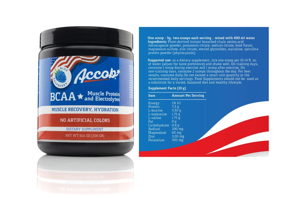 ACCOB BCAA Powder-Pre or Post Workout