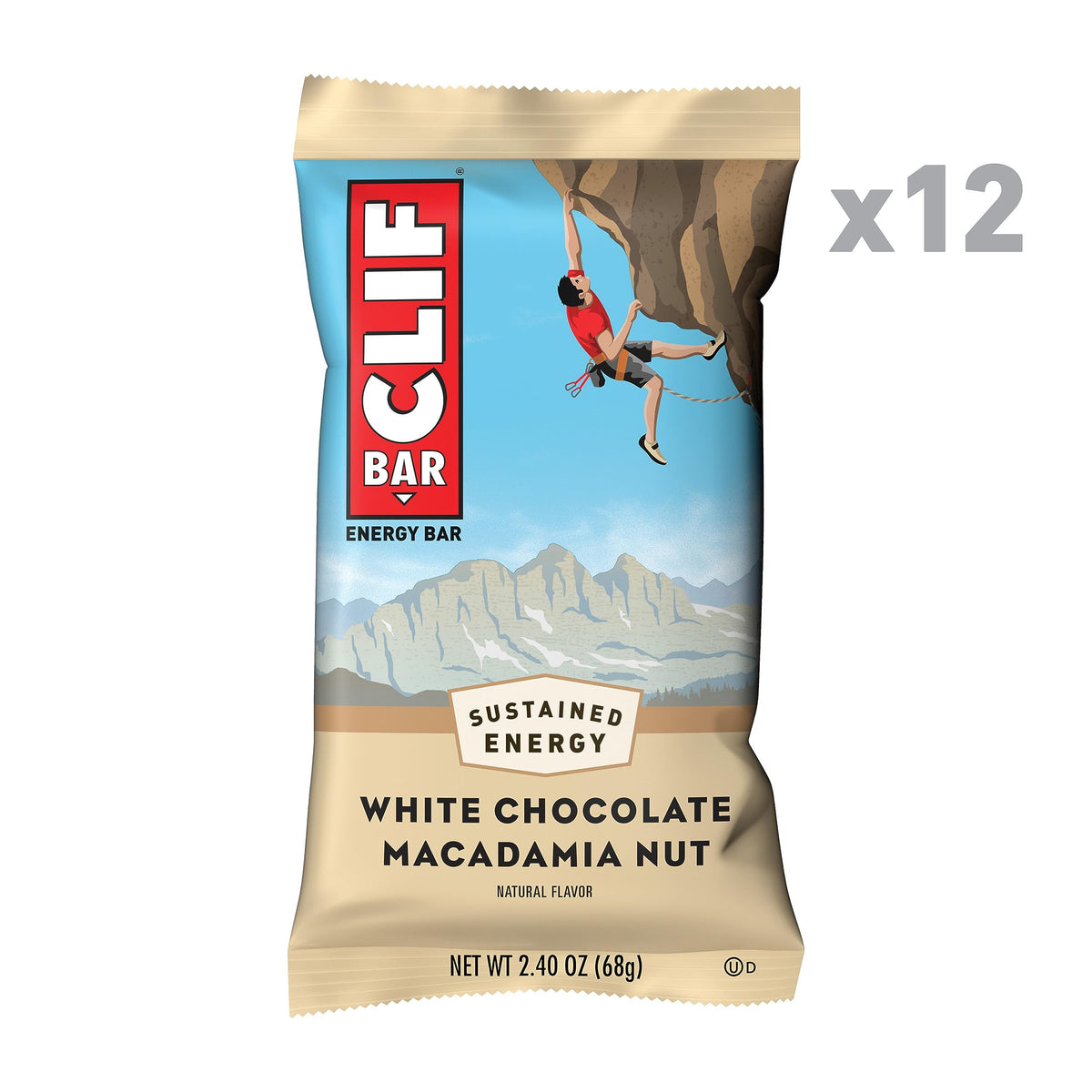 CLIF Bar White Chocolate Macadamia Nut Energy Bars - 12 Pack - image 2
