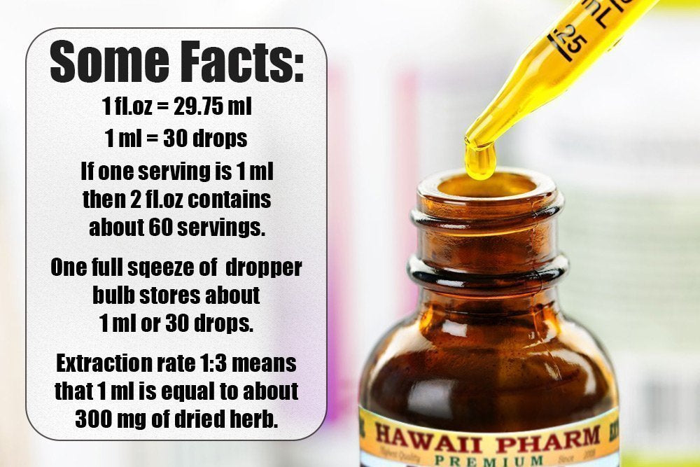 Hawaii Pharm California Poppy Passionflower Vervain Extract - 32 fl oz - image 3