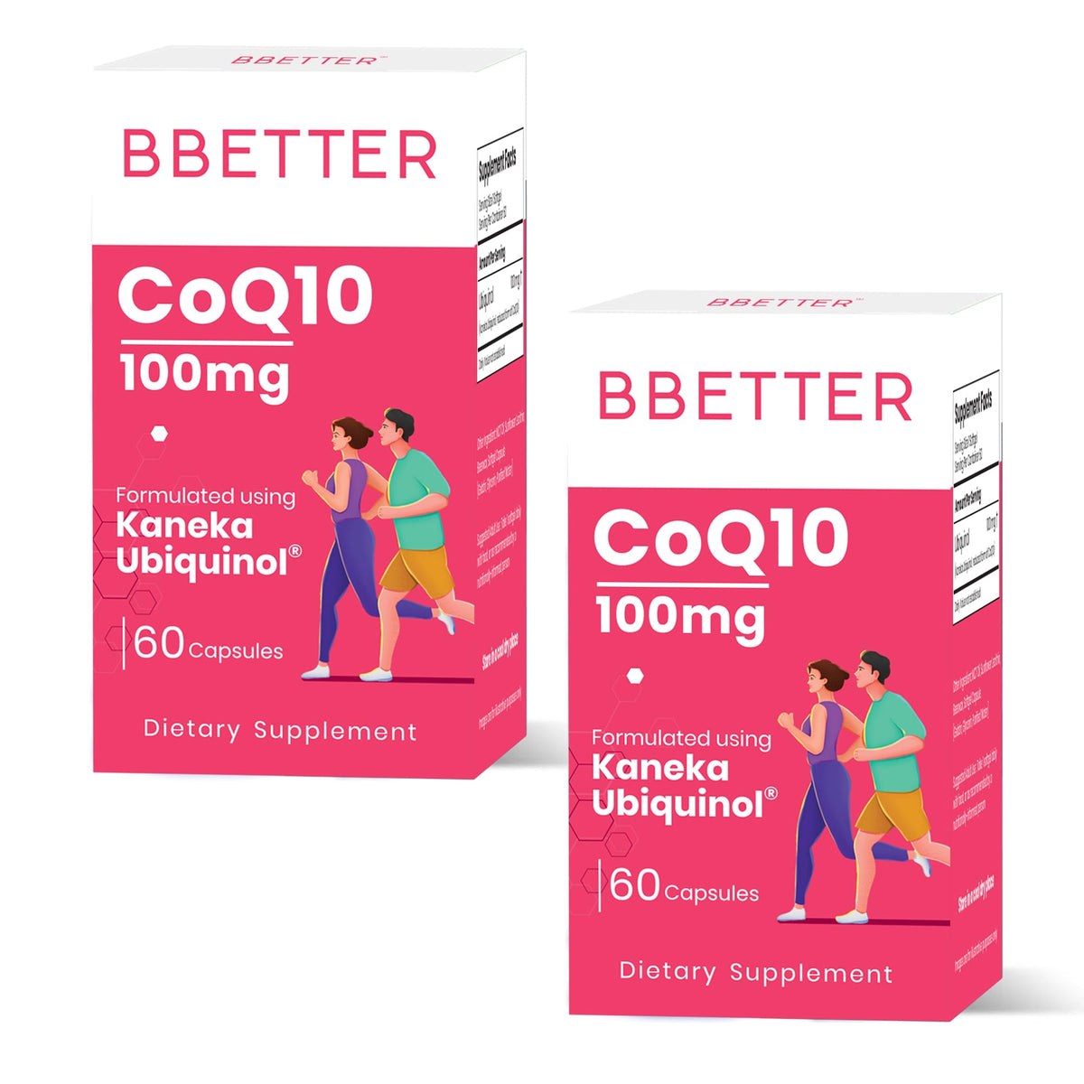 BBETTER Coenzyme Q10 100mg Highest Strength & High Absorption CoQ10