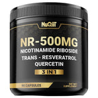 NUQIIT NAD+ Supplement with Nicotinamide Riboside - 90 Capsules