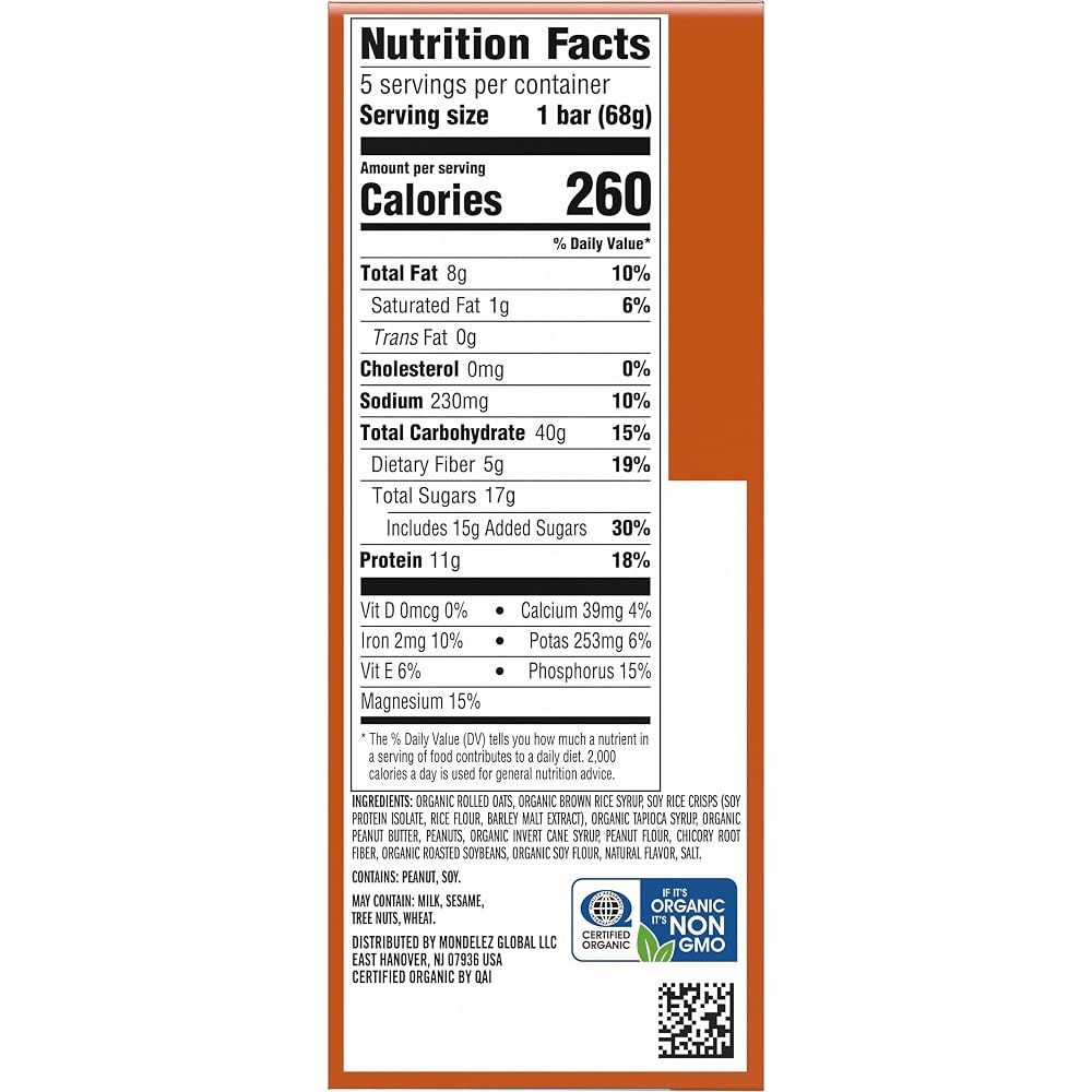 CLIF Bar Crunchy Peanut Butter Energy Bars - 5 Pack - image 3
