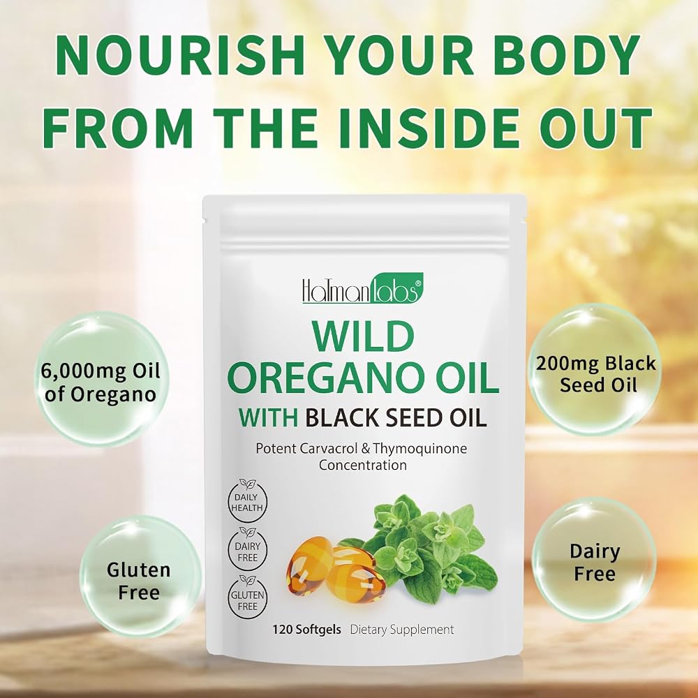newseel Oil of Oregano with Black Seed Oil