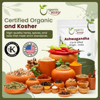 Organic Way Ashwagandha Root Cut & Sifted (Withania somnifera)