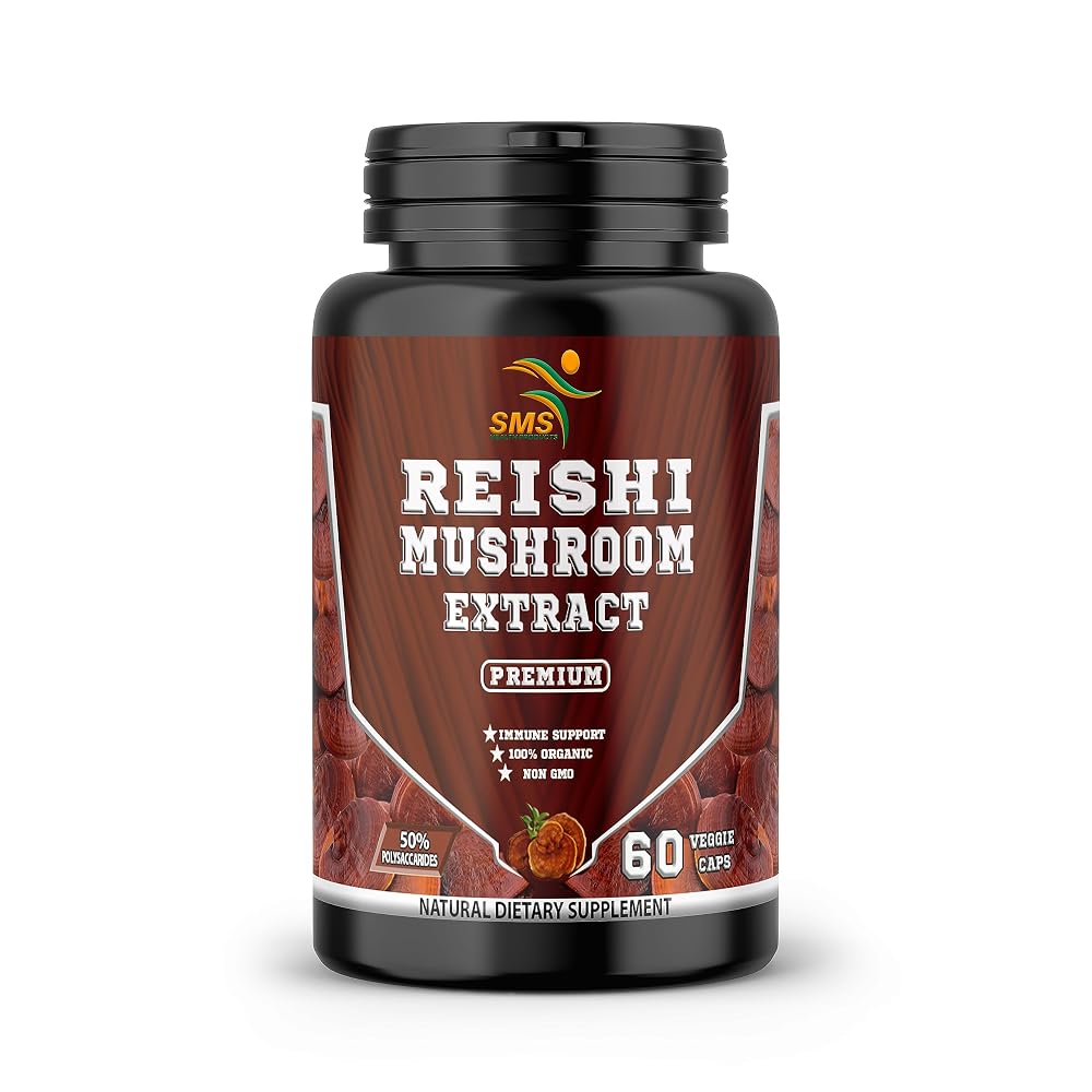 SMSHEALTHPRODUCTS.com Reishi Mushroom Extract 20:1 Immune Support