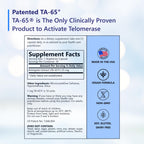 T.A. Sciences Telomerase Activation Supplement - 250 Units TA 65 MD